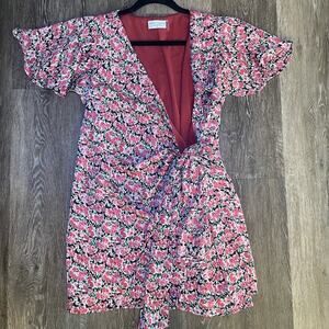 Dress Forum Floral Wrap Dress Barbie, Coquet, Romantic Floral Joyful